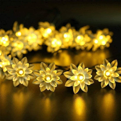 Led Lotus Flower Decoration Lights