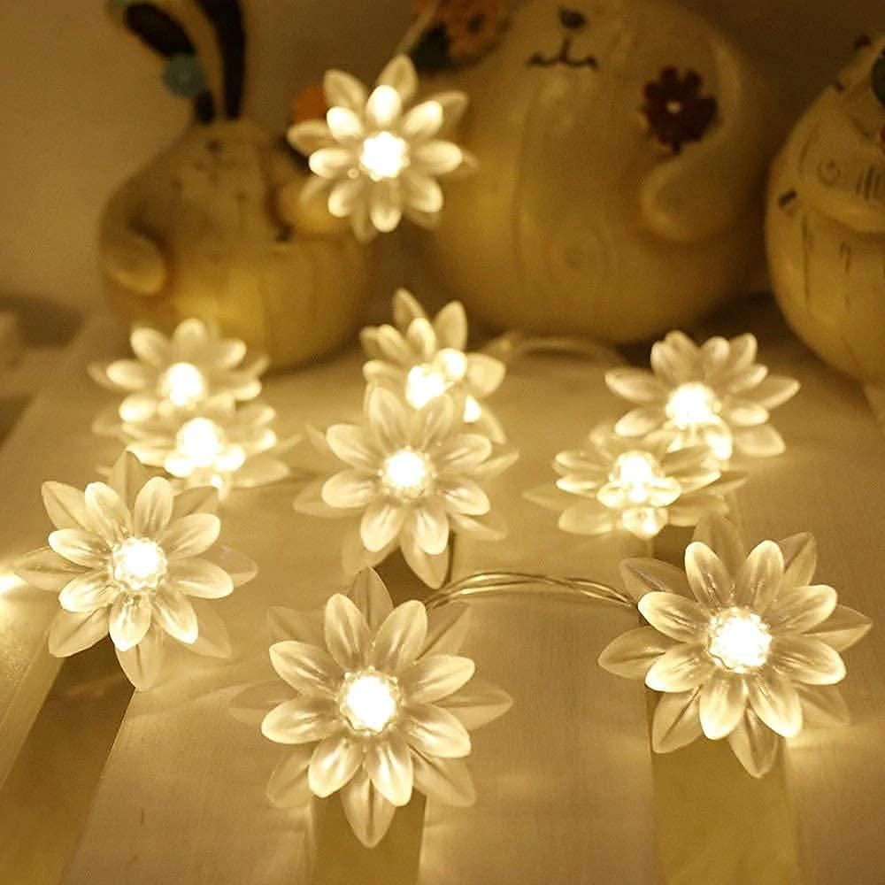 Led Lotus Flower Decoration Lights